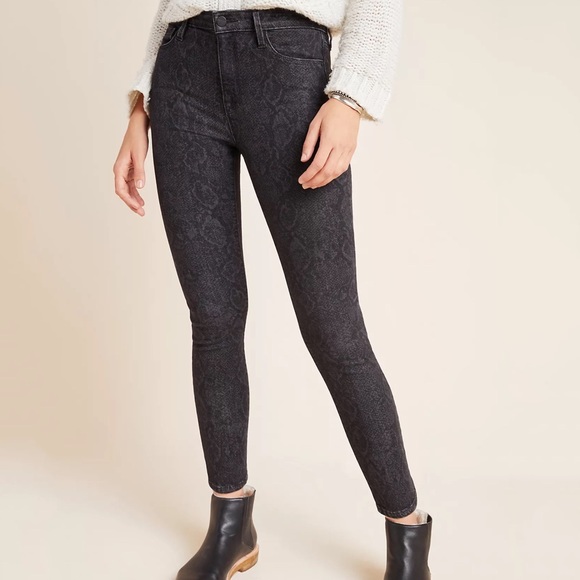 Anthropologie Denim - Anthropologie Snake-Printed Denim Leggings
